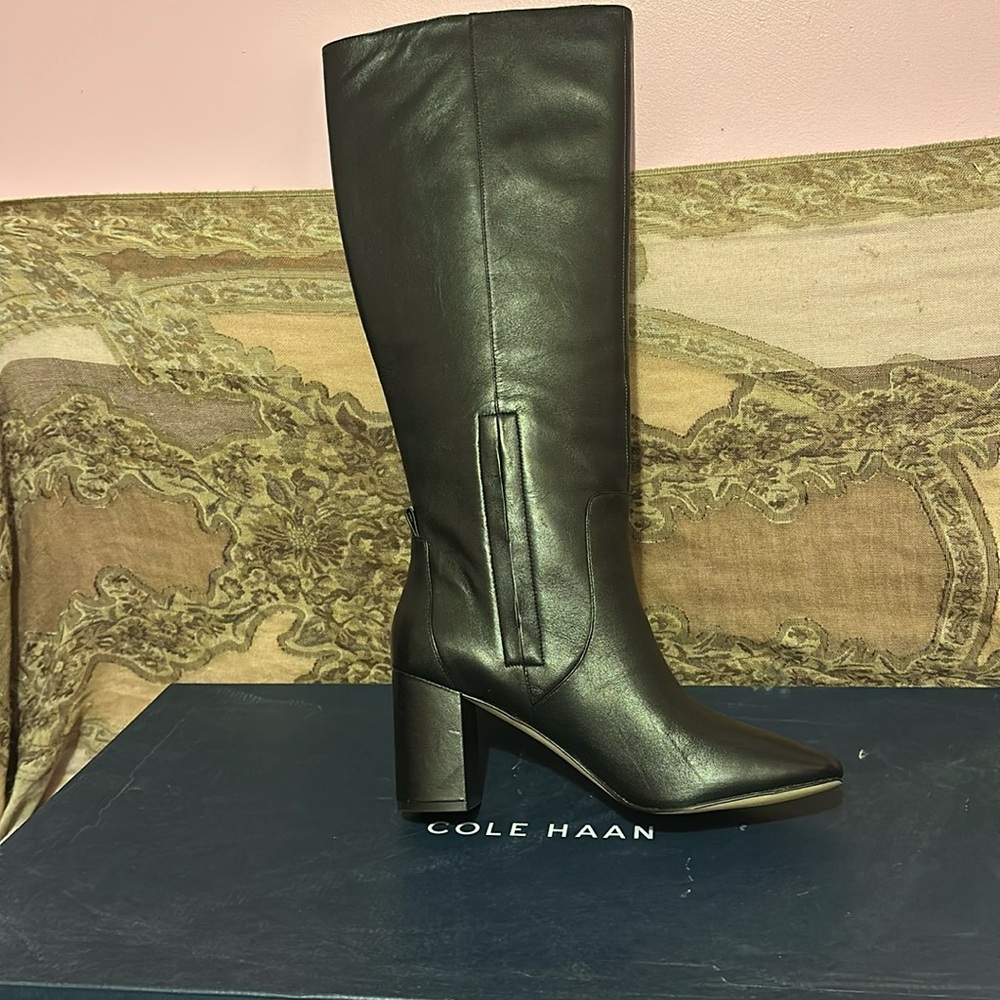 COLE HAAN CHRYSTIE Women's Heeled Tall Boots. Size 10